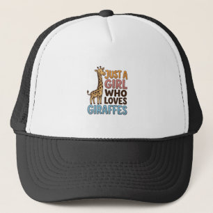 Vintage Just A Girl Who Loves Giraffes Shirt (5)_1 Trucker Hat