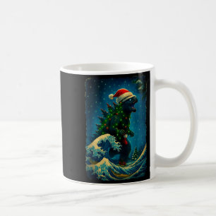 Vintage Kaiju Santa Christmas Monster Xmas Men Wom Coffee Mug