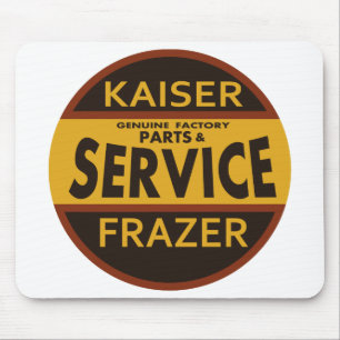 Vintage Kaiser Frazer service sign Mouse Pad