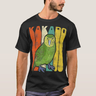 Vintage Kakapo Retro Parrot Bird  T-Shirt