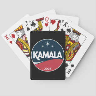 Vintage Kamala Harris 2024 For President Election Playing Cards