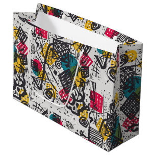 Vintage Kandinsky Kleine Welten V Bauhaus Abstract Large Gift Bag