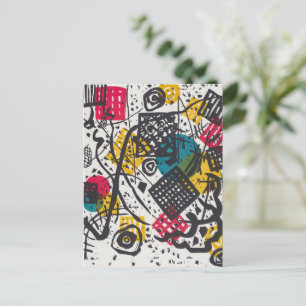 Vintage Kandinsky Kleine Welten V Bauhaus Abstract Postcard