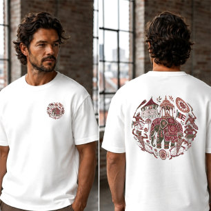 Vintage Kandy Esala Perahera Sri Lanka Custom T-Shirt