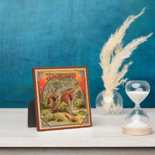 Vintage Kangaroo Advertisement Tabletop Plaque