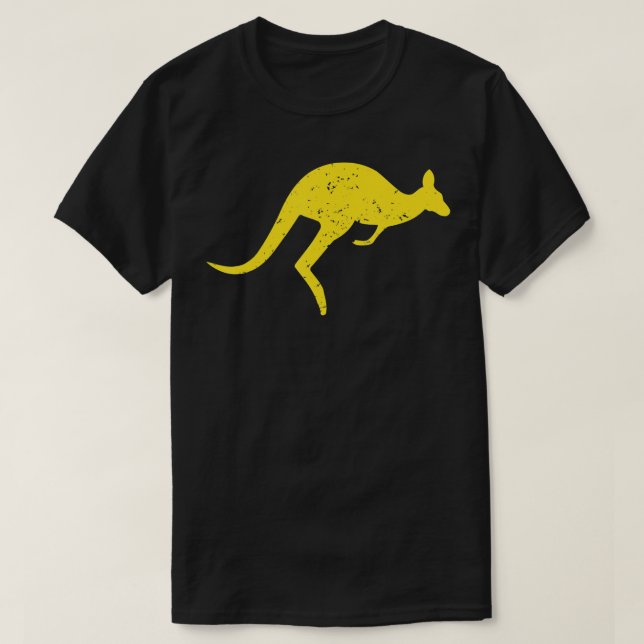 Vintage Kangaroo Australia  Aussie Roo Kangaroo  T-Shirt (Design Front)