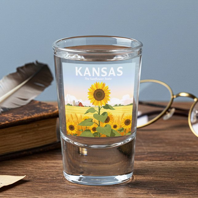 Vintage Kansas Shot Glass (Creator Uploaded)