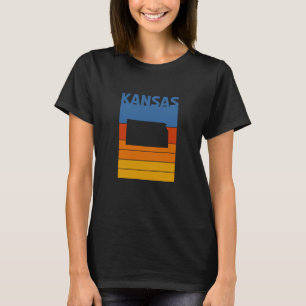 Vintage Kansas State of Kansas Vintage Colors T-Shirt