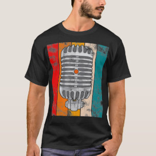 Vintage Karaoke Microphone Gift T-Shirt
