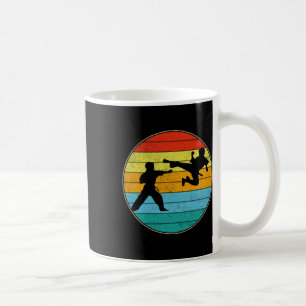 Vintage Karate Kids Martial Arts Fighter Retro Kar Coffee Mug