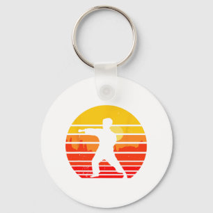 Vintage Karate Kids Martial Arts Fighter Retro Kar Key Ring