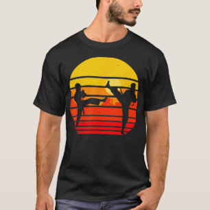Vintage Karate Kids Martial Arts Fighter Retro Kar T-Shirt