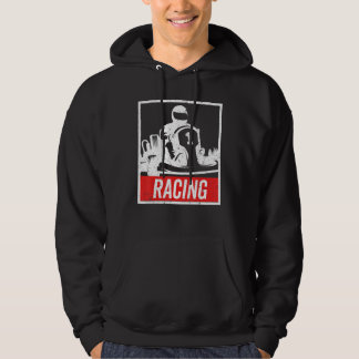 Vintage Kart Racing , Go-Kart Hoodie