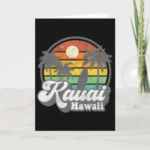 Vintage Kauai Beach Hawaii Surf Hawaiian Surfing 7 Card