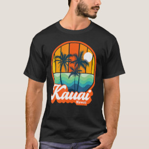 Vintage Kauai Hawaii Hawaiian Summer Vacation Beac T-Shirt