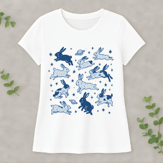 Vintage Kawaii Cat Cute Retro Kitty Illustration T-Shirt