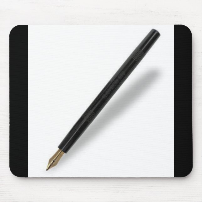 Vintage Kaweco Eyedropper Fountain Pen Mouse Pad (Front)