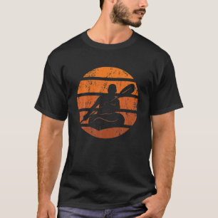 Vintage Kayak Rafting Retro Kayaker Canoe Lover Ka T-Shirt