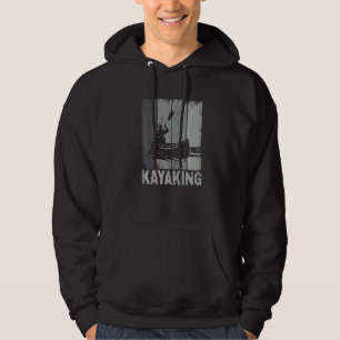 Vintage Kayaking For Men Women Kayak  Kayaker  4 Hoodie
