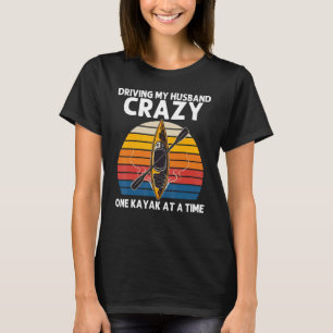 Vintage Kayaking For Women Mum Kayak Paddling Love T-Shirt