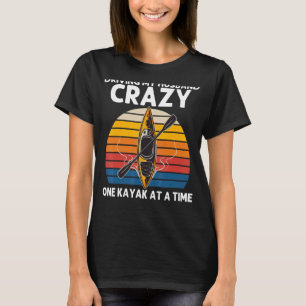 Vintage Kayaking For Women Mum Kayak Paddling Love T-Shirt