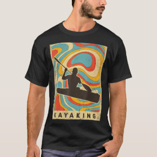Vintage Kayaking Sport Retro Poster T-Shirt
