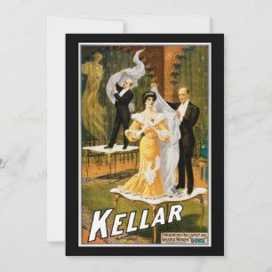 Vintage Kellar Greatest Wonder "Gone" Poster