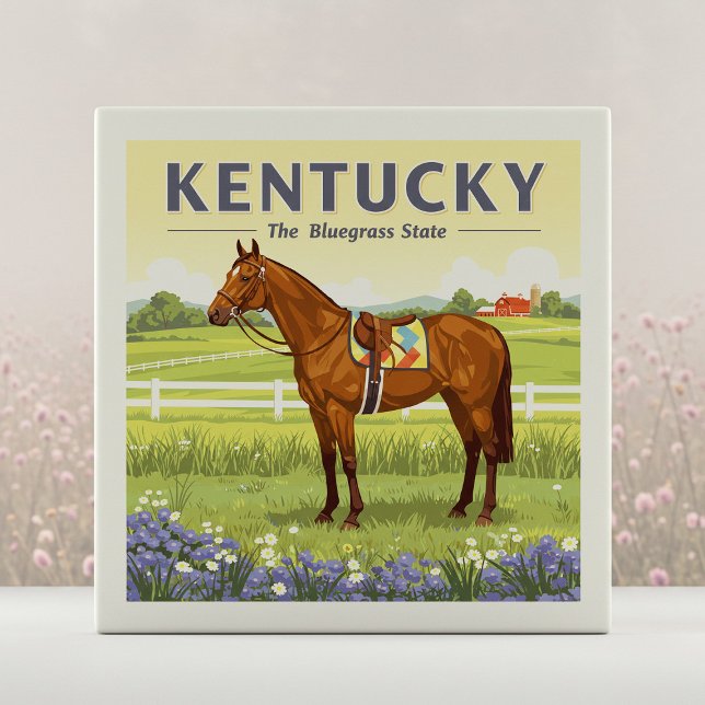 Vintage Kentucky Ceramic Tile (Creator Uploaded)