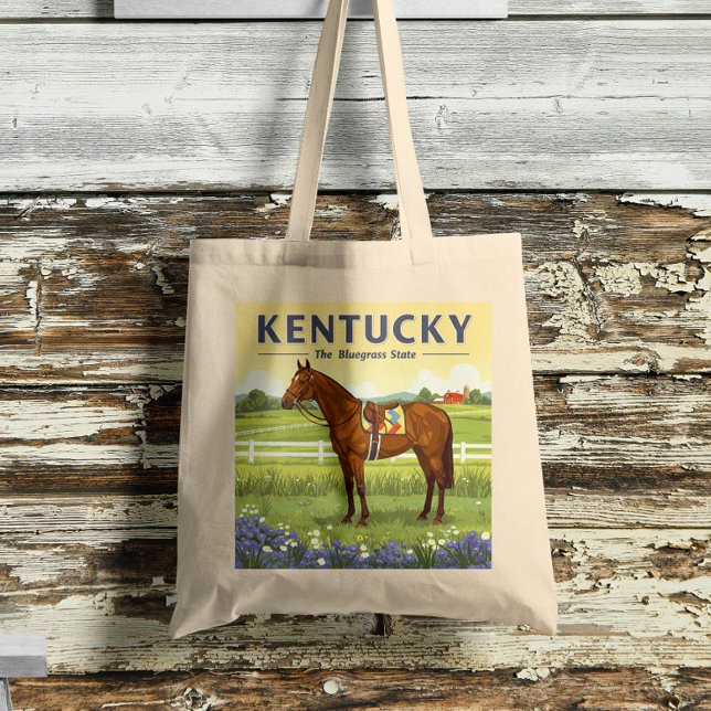 Vintage Kentucky Tote Bag (Creator Uploaded)