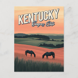 Vintage Kentucky Travel  Postcard