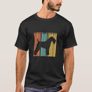 Vintage Kerry Blue Terrier dog owner and lover Tan T-Shirt
