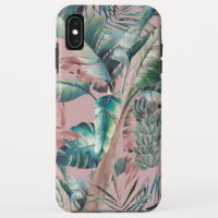 Vintage Key Largo Banana Palm iPhone Case