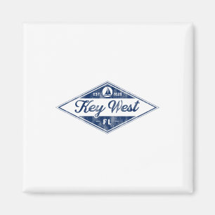 Vintage Key West Florida Keys Established 1828 Bea Magnet