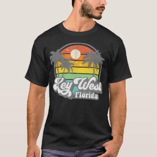 Vintage Key West Florida Keys Retro 70's Beach Vac T-Shirt