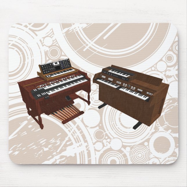 Vintage Keyboards: 3D Model: Mousepad (Front)