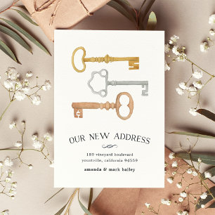 Vintage Keys   Moving Announcement
