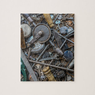 Vintage Keys Tools Locks Workshop Challenging Jigsaw Puzzle