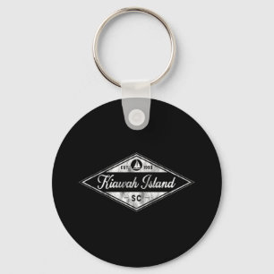 Vintage Kiawah Island Est 1993 South Carolina Sc B Key Ring