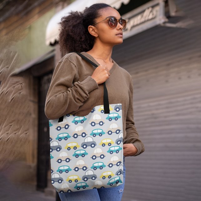 Vintage kids cars tote bag (Creator Uploaded)