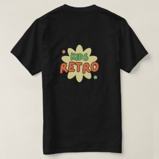 Vintage Kids Retro Tee | Fun Floral Graphic tshirt