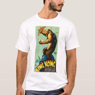Vintage King Kong Horror Monster Movie Poster T-Shirt