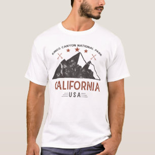 Vintage Kings Canyon National Park California T-Shirt