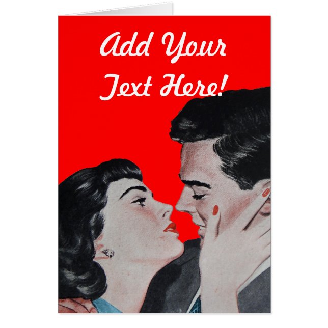 Vintage Kiss Card (Front)