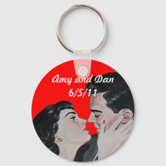 Vintage Kiss Keychain