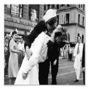 Vintage Kissing Couple.Hug Kiss Photograph