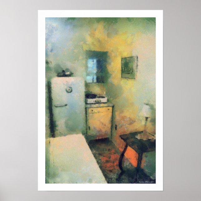 Vintage Kitchen Artwork Poster (Front)