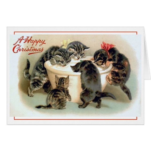 Vintage Kitten Fun (Front Horizontal)