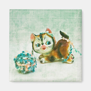 Vintage Kitty Cat Magnet