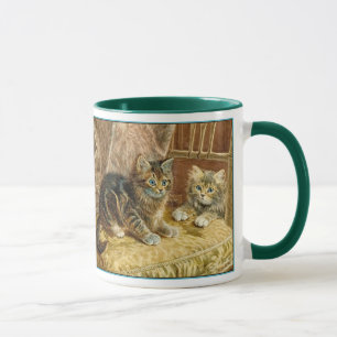 Vintage Kitty Cats - Victorian Art Mug