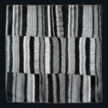 vintage knitted monochrome black and white stripes bandana<br><div class="desc">The black and white vintage look knitted image on this cool bandanna has a very traditional appearance, the knitted print is taken from a photograph of an original hand knitted design. The traditional knitting has been photographed to show it looking natural and with a "pre-loved, " or shabby chic appearance,...</div>